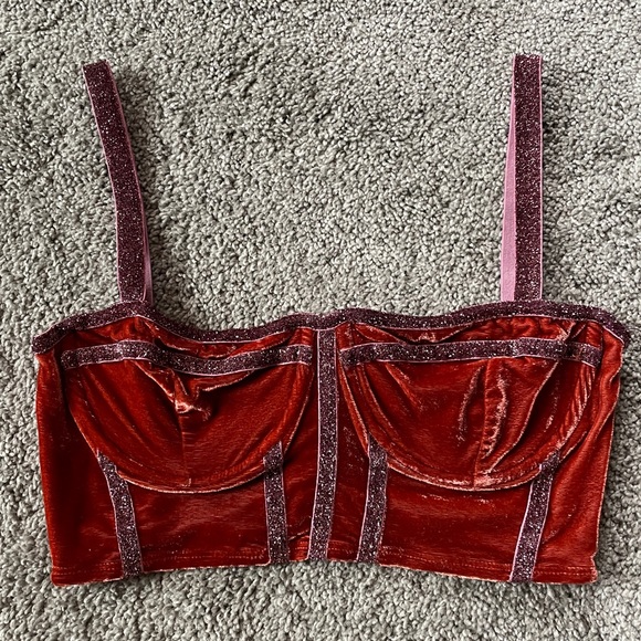 For Love and Lemons Corset Bra Top - Picture 1 of 5